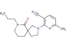 6-methyl-2-(6-oxo-7-propyl-2,7-diazaspiro[4.5]dec-2-yl)nicotinonitrile