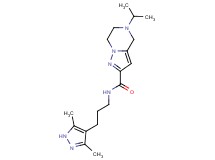 N-[3-(3,5-dimethyl-1H-pyrazol-4-yl)propyl]-5-isopropyl-4,5,6,7-tetrahydropyrazolo[1,5-a]pyrazine-2-carboxamide