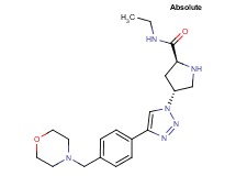 (4R)-N-ethyl-4-{4-[4-(4-morpholinylmethyl)phenyl]-1H-1,2,3-triazol-1-yl}-L-prolinamide dihydrochloride