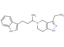 3-ethyl-5-[3-(1H-indol-3-yl)-1-methylpropyl]-4,5,6,7-tetrahydro-1H-pyrazolo[4,3-c]pyridine