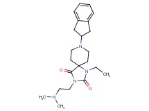 8-(2,3-dihydro-1H-inden-2-yl)-3-[2-(dimethylamino)ethyl]-1-ethyl-1,3,8-triazaspiro[4.5]decane-2,4-dione