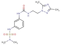 N-(3-{[(dimethylamino)sulfonyl]amino}phenyl)-N'-[2-(3,5-dimethyl-1H-1,2,4-triazol-1-yl)ethyl]urea
