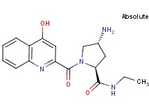 (2S,4R)-4-amino-N-ethyl-1-[(4-hydroxy-2-quinolinyl)carbonyl]-2-pyrrolidinecarboxamide