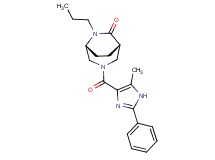 (1S*,5R*)-3-[(5-methyl-2-phenyl-1H-imidazol-4-yl)carbonyl]-6-propyl-3,6-diazabicyclo[3.2.2]nonan-7-one