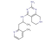 N~4~-[1-methyl-2-(3-methylpyridin-2-yl)ethyl]-5,6,7,8-tetrahydropyrido[3,4-d]pyrimidine-2,4-diamine