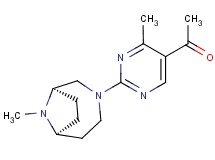 1-{4-methyl-2-[(1R*,6S*)-9-methyl-3,9-diazabicyclo[4.2.1]non-3-yl]pyrimidin-5-yl}ethanone