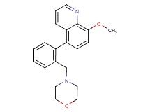 8-methoxy-5-[2-(morpholin-4-ylmethyl)phenyl]quinoline