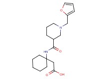 [1-({[1-(2-furylmethyl)piperidin-3-yl]carbonyl}amino)cyclohexyl]acetic acid
