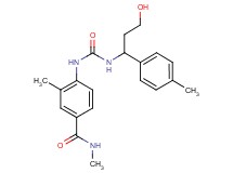4-[({[3-hydroxy-1-(4-methylphenyl)propyl]amino}carbonyl)amino]-N,3-dimethylbenzamide