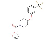 1-(2-furoyl)-4-[3-(trifluoromethyl)phenoxy]piperidine