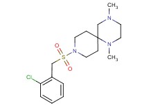 9-[(2-chlorobenzyl)sulfonyl]-1,4-dimethyl-1,4,9-triazaspiro[5.5]undecane