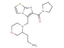 5-[(3-propylmorpholin-4-yl)methyl]-6-(pyrrolidin-1-ylcarbonyl)imidazo[2,1-b][1,3]thiazole
