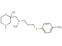 3-[(methyl{3-[(4-methylphenyl)thio]propyl}amino)methyl]-3-piperidinol dihydrochloride