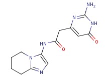 2-(2-amino-6-oxo-1,6-dihydropyrimidin-4-yl)-N-(5,6,7,8-tetrahydroimidazo[1,2-a]pyridin-3-yl)acetamide