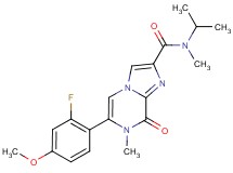 6-(2-fluoro-4-methoxyphenyl)-N-isopropyl-N,7-dimethyl-8-oxo-7,8-dihydroimidazo[1,2-a]pyrazine-2-carboxamide