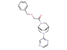 (1S*,5R*)-6-[(benzyloxy)acetyl]-3-(2-pyrazinyl)-3,6-diazabicyclo[3.2.2]nonane