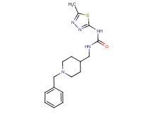 N-[(1-benzylpiperidin-4-yl)methyl]-N'-(5-methyl-1,3,4-thiadiazol-2-yl)urea