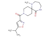 3-[(5-isopropylisoxazol-3-yl)carbonyl]-7-methyl-3,7,11-triazaspiro[5.6]dodecan-12-one