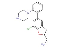1-[7-chloro-5-(2-piperazin-1-ylphenyl)-2,3-dihydro-1-benzofuran-2-yl]methanamine