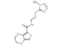 N-{2-[(1-methyl-1H-tetrazol-5-yl)thio]ethyl}-2,3-dihydrothieno[3,4-b][1,4]dioxine-5-carboxamide
