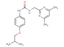 N-[(4,6-dimethylpyrimidin-2-yl)methyl]-N'-(4-isobutoxyphenyl)urea