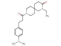 9-{3-[4-(dimethylamino)phenyl]propanoyl}-2-ethyl-2,9-diazaspiro[5.5]undecan-3-one