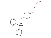 1-[(2,2-diphenylcyclopropyl)methyl]-4-(2-methoxyethoxy)piperidine