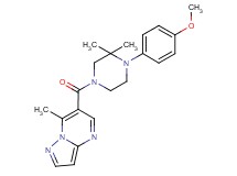 6-{[4-(4-methoxyphenyl)-3,3-dimethyl-1-piperazinyl]carbonyl}-7-methylpyrazolo[1,5-a]pyrimidine