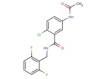 5-(acetylamino)-2-chloro-N-(2,6-difluorobenzyl)benzamide