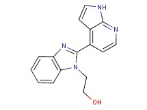 2-[2-(1H-pyrrolo[2,3-b]pyridin-4-yl)-1H-benzimidazol-1-yl]ethanol