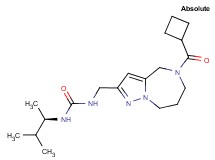 N-{[5-(cyclobutylcarbonyl)-5,6,7,8-tetrahydro-4H-pyrazolo[1,5-a][1,4]diazepin-2-yl]methyl}-N'-[(1R)-1,2-dimethylpropyl]urea