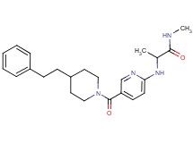 N~1~-methyl-N~2~-(5-{[4-(2-phenylethyl)piperidin-1-yl]carbonyl}pyridin-2-yl)alaninamide