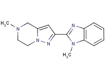 5-methyl-2-(1-methyl-1H-benzimidazol-2-yl)-4,5,6,7-tetrahydropyrazolo[1,5-a]pyrazine