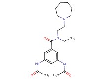 3,5-bis(acetylamino)-N-(2-azepan-1-ylethyl)-N-ethylbenzamide