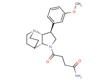 4-[(3S*,3aR*,7aR*)-3-(3-methoxyphenyl)hexahydro-4,7-ethanopyrrolo[3,2-b]pyridin-1(2H)-yl]-4-oxobutanamide