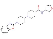 1'-(1,3-benzoxazol-2-yl)-N-(tetrahydro-3-furanyl)-1,4'-bipiperidine-4-carboxamide
