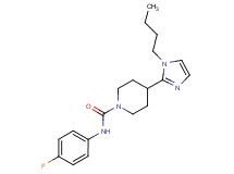 4-(1-butyl-1H-imidazol-2-yl)-N-(4-fluorophenyl)-1-piperidinecarboxamide