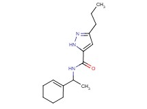 N-[1-(1-cyclohexen-1-yl)ethyl]-3-propyl-1H-pyrazole-5-carboxamide