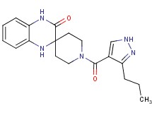 1-[(3-propyl-1H-pyrazol-4-yl)carbonyl]-1',4'-dihydro-3'H-spiro[piperidine-4,2'-quinoxalin]-3'-one