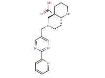(4aS*,8aR*)-6-{[2-(2-pyridinyl)-5-pyrimidinyl]methyl}octahydro-1,6-naphthyridine-4a(2H)-carboxylic acid