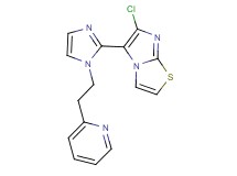 6-chloro-5-[1-(2-pyridin-2-ylethyl)-1H-imidazol-2-yl]imidazo[2,1-b][1,3]thiazole