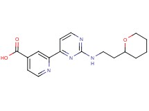 2-(2-{[2-(tetrahydro-2H-pyran-2-yl)ethyl]amino}pyrimidin-4-yl)isonicotinic acid