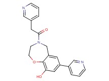 7-pyridin-3-yl-4-(pyridin-3-ylacetyl)-2,3,4,5-tetrahydro-1,4-benzoxazepin-9-ol