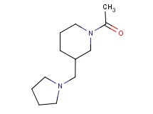 1-acetyl-3-(1-pyrrolidinylmethyl)piperidine trifluoroacetate