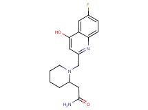 2-{1-[(6-fluoro-4-hydroxyquinolin-2-yl)methyl]piperidin-2-yl}acetamide