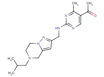 1-(2-{[(5-isobutyl-4,5,6,7-tetrahydropyrazolo[1,5-a]pyrazin-2-yl)methyl]amino}-4-methylpyrimidin-5-yl)ethanone
