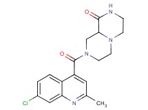 8-[(7-chloro-2-methylquinolin-4-yl)carbonyl]hexahydro-2H-pyrazino[1,2-a]pyrazin-1(6H)-one