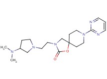 3-{2-[3-(dimethylamino)pyrrolidin-1-yl]ethyl}-8-pyrimidin-2-yl-1-oxa-3,8-diazaspiro[4.5]decan-2-one