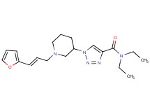 N,N-diethyl-1-{1-[(2E)-3-(2-furyl)-2-propen-1-yl]-3-piperidinyl}-1H-1,2,3-triazole-4-carboxamide