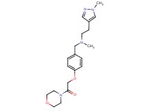 N-methyl-2-(1-methyl-1H-pyrazol-4-yl)-N-[4-(2-morpholin-4-yl-2-oxoethoxy)benzyl]ethanamine